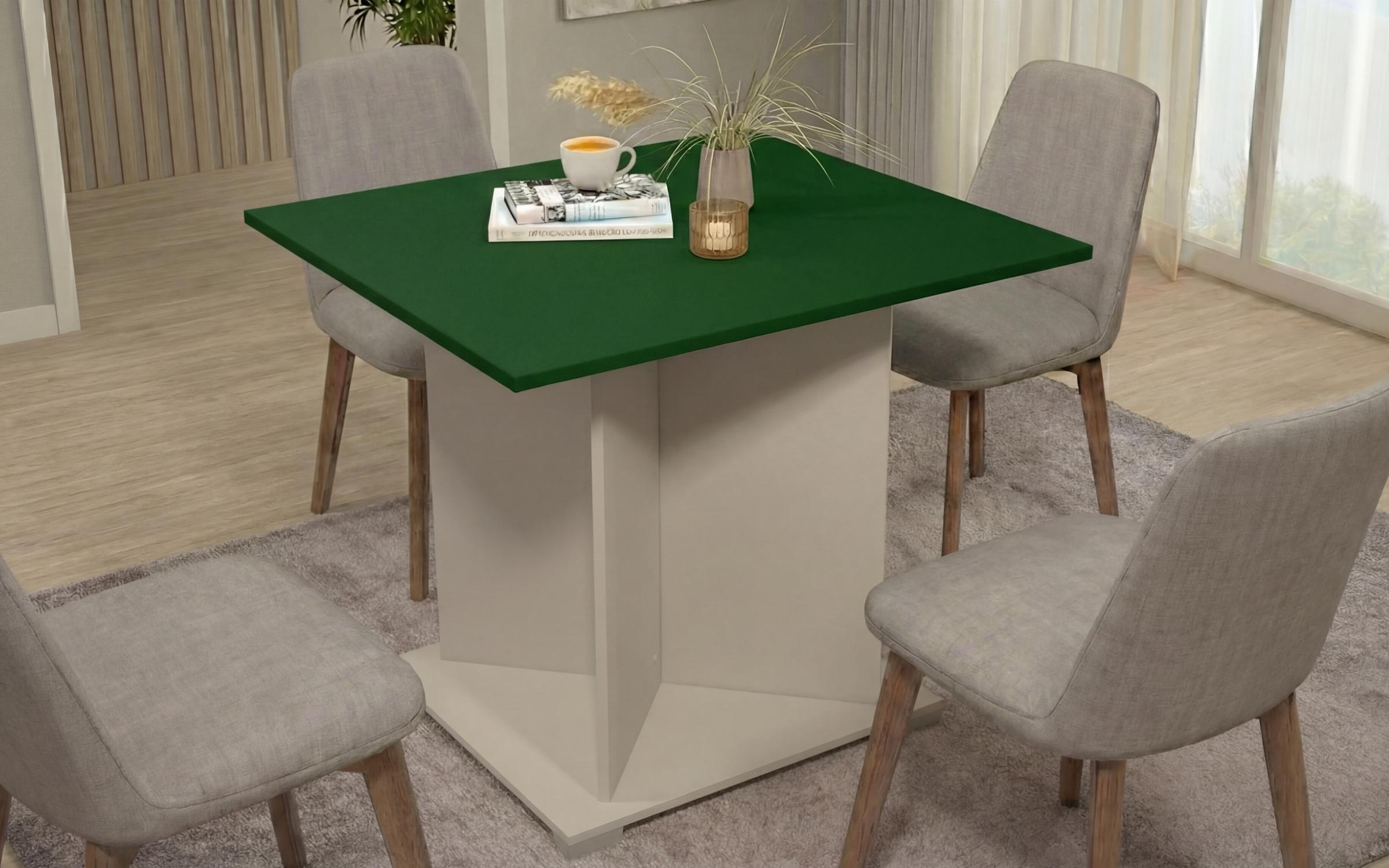 Dining table Aurea XL + MDF, sand matt + green  1